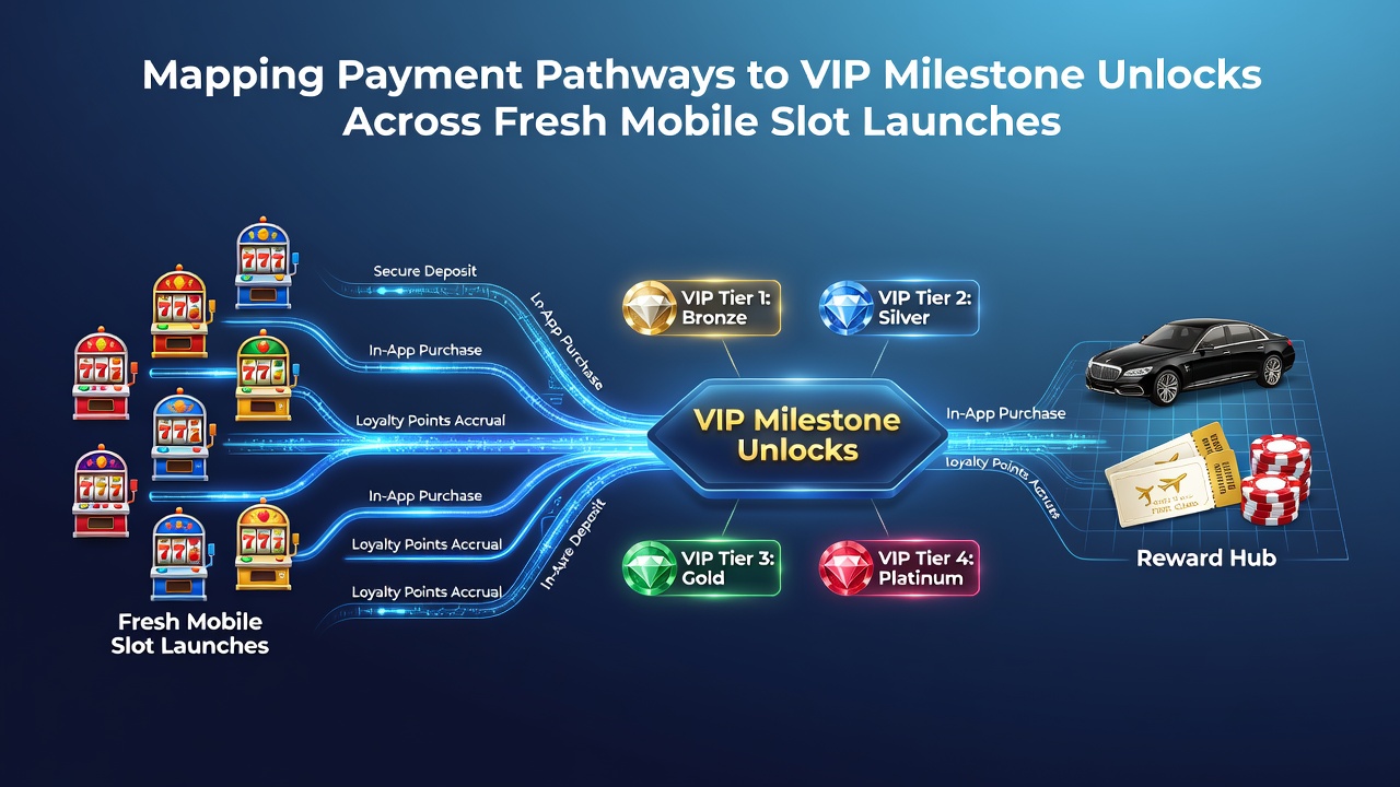 Visualisatie van VIP-progressie via verschillende betalingsmethoden in slots