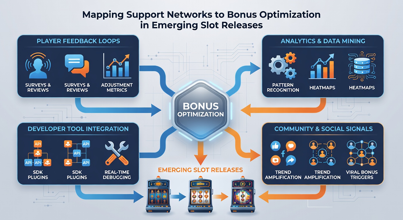 Diagram van realtime mapping tussen supportnetwerken en bonusstructuren