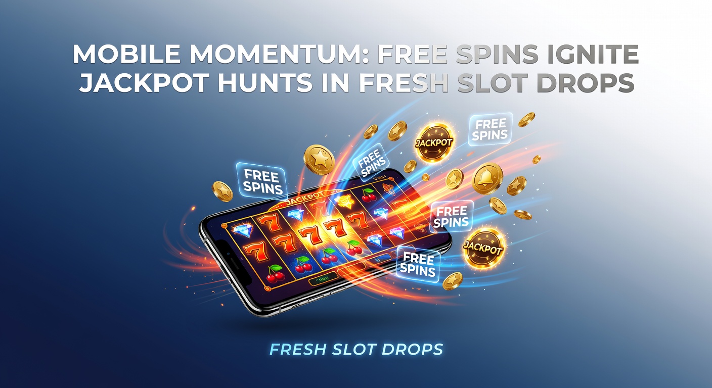 Speler houdt smartphone vast met draaiende slot reels en vuurwerk van gratis spins die jackpots activeren