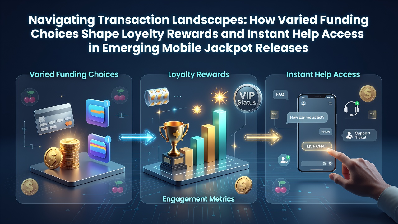 Overzicht van diverse betaalmethoden in mobiele jackpot spellen met loyaliteitsniveaus en live support opties