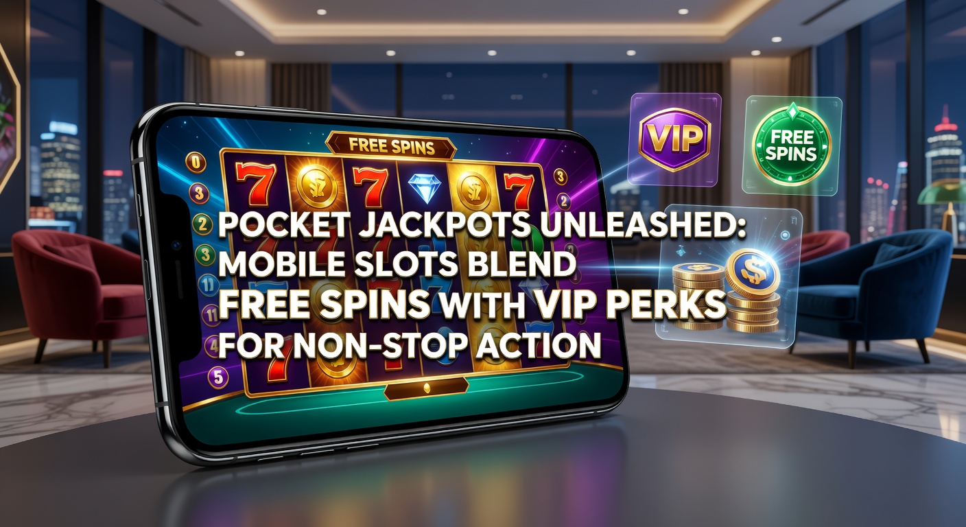 VIP-paneel op mobiel slot met levels, free spins-iconen en een groeiende jackpot-meter op een tablet