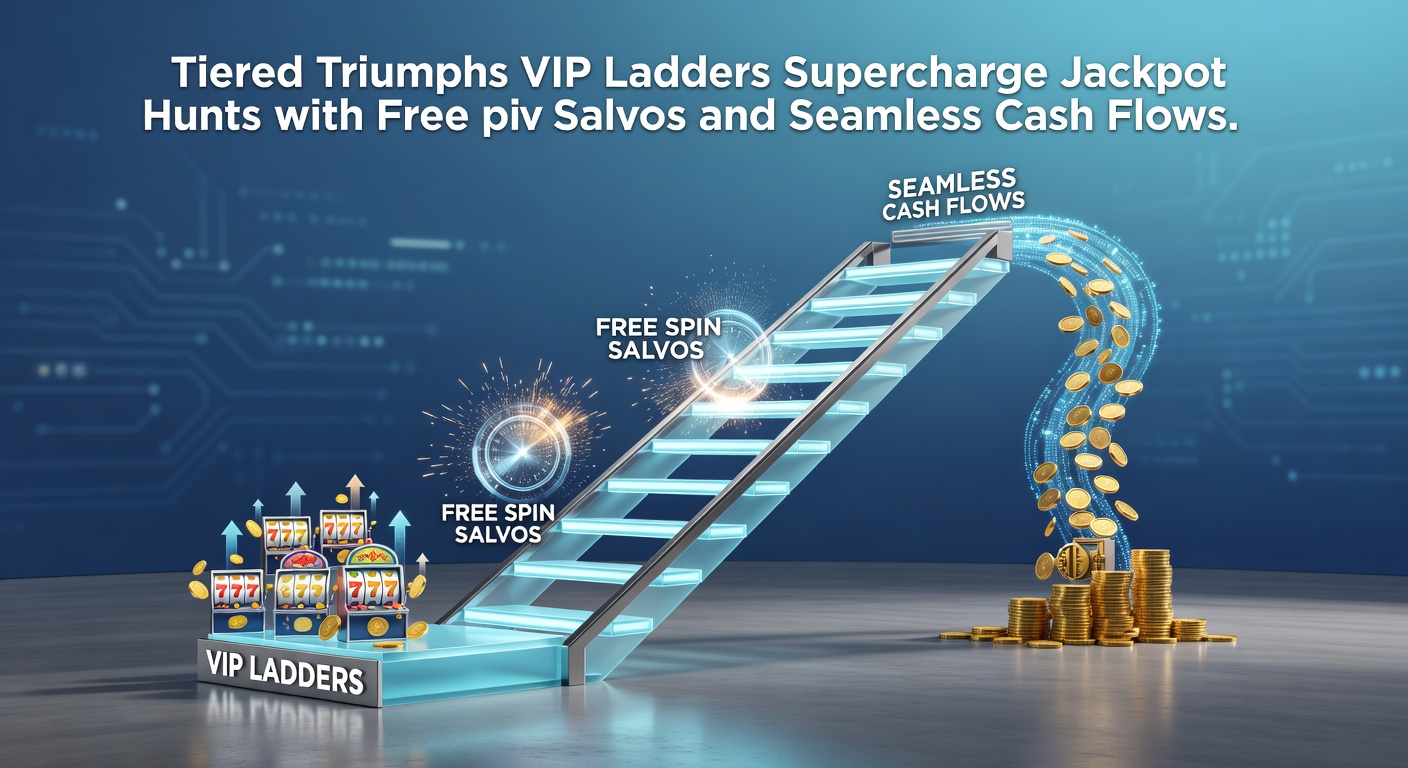 Close-up van VIP-ladderscherm op mobiel met goudniveau geactiveerd, free spins counter loopt op en cashout-knop licht op met snelle pijlen